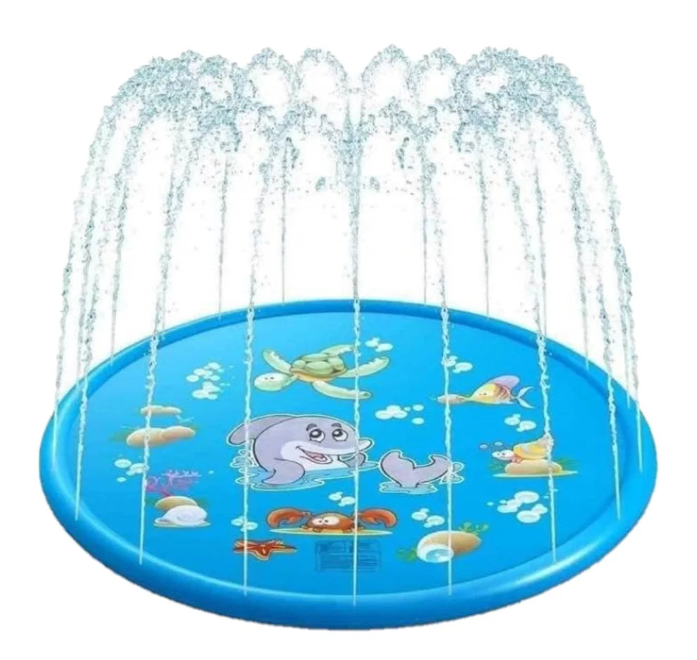 Spray and Splash Kids Outdoor Garden Sprinkle Mat Water Toy - 1.72m